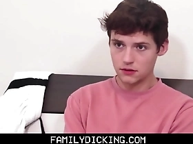 Cute teen boy step son punished by step daddy for bad grades - jack bailey, brian bonds