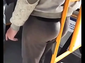 Big ass caught on bus