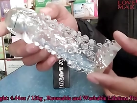 Reusable spike dotted condom for male