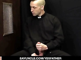 Blonde catholic boy trent marx confesses his sins to ethan sinns