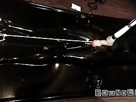 Boundlads - lucky pup in vacuumbed