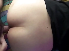 Big dick breaking in a bubble butt